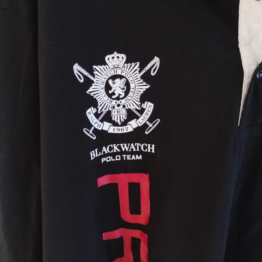 Polo Ralph Lauren Mens Blackwatch Polo Team Long Sleeve Shirt T-Shirt 3XL PRL 15 - Picture 3 of 9